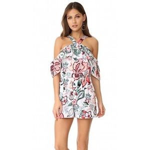 NWT Club Monaco romper floral silk